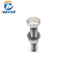 High Tensile Stainless Steel DIN961 Hex Bolts With Hex Nuts